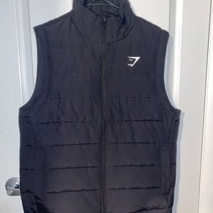 gym shark black vest